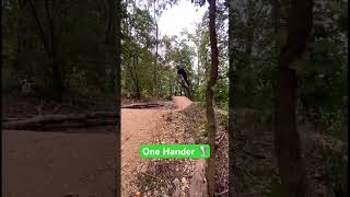 Mountain Biking  Jumping  one hander 2 roll on back 🌪️ mtb sendit jumping smash tonycdeba1 [upl. by Wells430]