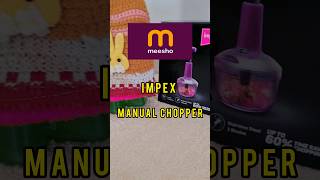 Best price😱manual chopper from meesho😍kitchenviral trending youtubefeedshorts [upl. by Sifan]