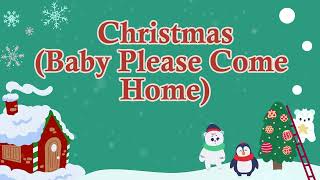 Christmas Baby Please Come Home  Christmas Song Lyric Video  Mariah Carey [upl. by Einnaj]