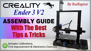 Creality Ender 3 V2  3D Printer  Unbox amp Setup [upl. by Tecu459]