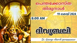 19052024  SUNDAY HOLYMASS  StGeorge Church Perumanoor [upl. by Ahsena]