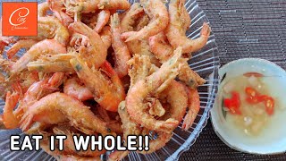 Best and Easy Fried SHRIMP soo CRISPY You Can Eat Everything   E59 [upl. by Llechtim]