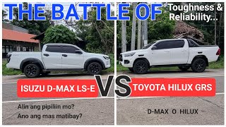 TOYOTA HILUX GRS VS ISUZU DMAX LSE 4X4 AT [upl. by Assyle]