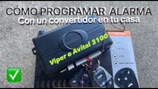 Cómo programar Alarma sin estar instalada en un carro Avital 3100 o Viper [upl. by Iegres939]