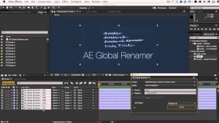 AE Global Renamer 15 Demo [upl. by Clough]