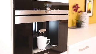 Siemens CT636LES1 Innebygd kaffemaskin [upl. by Ahsaela]