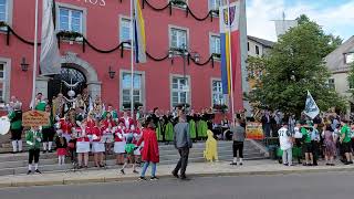 Wiesenfest Klamitz 2022 Auftakt vor dem Rathaus [upl. by Leeda782]