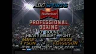 Mike Tyson vs Jesse Ferguson  Full Fight  2161986 [upl. by Lanni125]