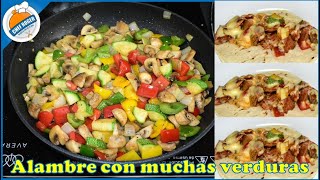 Tienes que probar estos 2 ricos alambres de verduras uno saludable y otro extra delicioso [upl. by Bili]