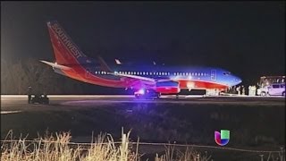 Un avión aterrizó en el lugar equivocado  Noticiero Univisión [upl. by Errised]