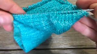 Scatterby Socks TAAT Toe Up Part 4  The Gusset Decreases [upl. by Irek290]