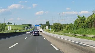 a drive from Steinbach to Oberursel over HighwayAutobahn A5 and A661 PLEASE LIKEampSUBSCRIBE [upl. by Adnuhsar]