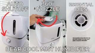 Bear Cool Mist Humidifier  full demo  review [upl. by Tnias]