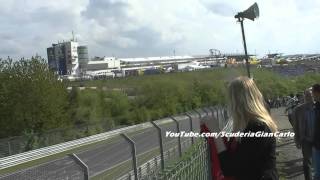 Ferrari P45 Competizione Evo Nurburgring 24H 2012  LOUD SOUNDS [upl. by Far774]