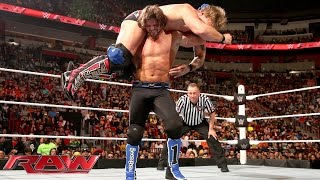 AJ Styles vs Chris Jericho Raw January 25 2016 [upl. by Marola606]