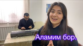 Munisa Rizayeva “Alamim bor” cover version Sagdiana jonli ijro [upl. by Nnaear]