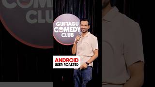 Android User Roasted  Crowd Work Stand Up Comedy By Vikas Kush Sharma shorts standupcomedy [upl. by Elyrrad]