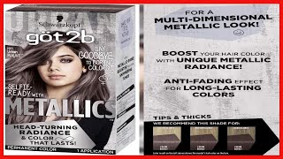 Got2b Metallic Permanent Hair Color M83 Urban Mauve 1 Count [upl. by Eadahc]