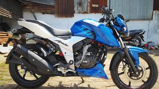 TVS Apache RTR 160 4V ABS 2019  See whats new  Detailed Review [upl. by Devine]