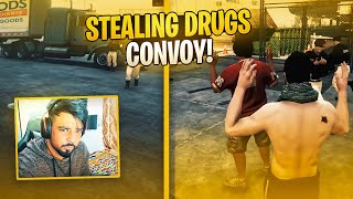 STEALING DRUGS CONVOY  ARRESTED BY POLICE  GTA 5 ROLEPLAY  FM RADIO GAMING [upl. by Aicenet]