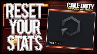 Reset Your Stats in Infinite Warfare Infinite Warfare Fresh Start [upl. by Kissee]