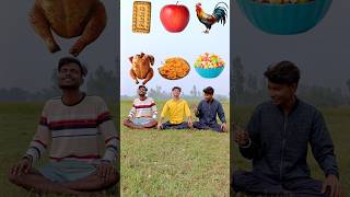 Eating ParleG biscuit Apple Rooster Goose lolipop wow cakee popcorn lalipopp😋😋 funny VFX [upl. by Grier]