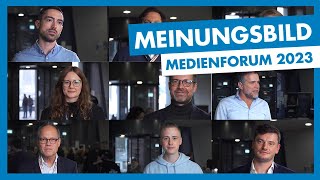 Meinungsbild  Medienforum Mittweida 2023 [upl. by Acnalb]