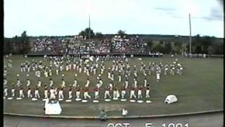 1991 Sumter High School Marching Band at Hartsville [upl. by Lashondra]