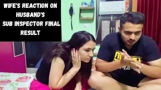 My Wifes reaction on UP Sub Inspector Final Result❤️upsi upsi2021 upsi2020 police uppolice [upl. by Ajax192]