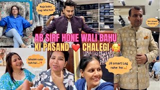 Ab Hone wali Bahu ki pasand Chalegi😳 vihaannjasleen rokafied vlog [upl. by Dene]