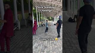 Stick Standing Challenge  2 Years Old Video 🤣 shortsviral viralvideos newvideo [upl. by Nahtaoj]