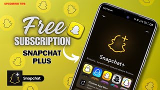 How to get FREE snapchat plus subscription 😱 [upl. by Devaj778]