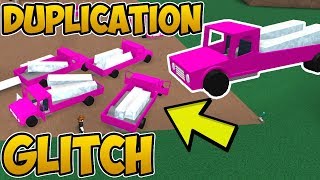 Roblox Lumber Tycoon 2 Wood Duplication Glitch Working [upl. by Ellimac]