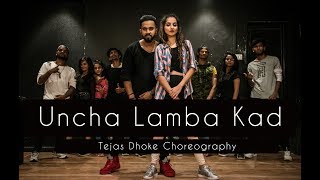 UNCHA LAMBA KAD  Tejas Dhoke Choreography  Dancefit Live [upl. by Rosenzweig]