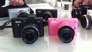 Nikon 1 Das Spitzenmodell V1 im Vergleich zur J1 pink [upl. by Rocher]