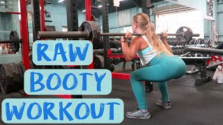 BOOTY SCULPTING Full Workout Footage 😉 [upl. by Airol]