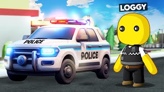 LOGGY UNLOCKING WORLDS FASTEST 1000000 POLICE CAR INSIDE WOBBLY LIFE [upl. by Lien167]