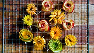 Dehydrated fruits  creative garnish ideas [upl. by Iramohs]