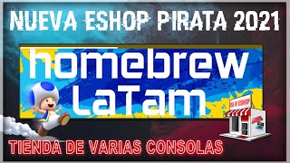 Nueva eShop para varias consolas tiendas piratas 2021  Anonyku [upl. by Relyuc25]