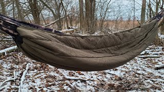 Onewind Hammock Underquilt and Blanket 4 season Combo Review [upl. by Llednyl55]