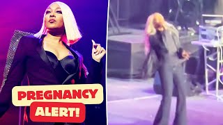 Singer Monica Sparks Pregnancy Rumors After She Faints During Houston Concert Video [upl. by Preston]