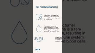 Treatment recommended for paroxysmal nocturnal haemoglobinuria [upl. by Tomlinson]