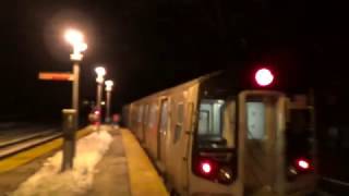 ⁶⁰ᶠᵖˢ NYC Subway N Train on the Q Line at Kings Highway [upl. by Pittel843]