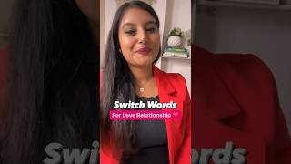 Switch words for love relationship ❤️👩‍❤️‍👨👫 switchwords love switchword relationship [upl. by Ylecic]