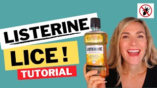 Listerine for Lice Video Tutorial [upl. by Atiner]