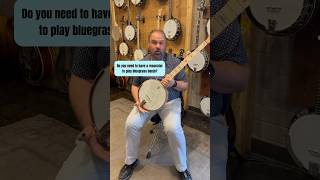 Do you have to have a resonator banjo to play bluegrass banjo banjo bluegrass resonatorbanjo [upl. by Kramal]