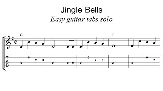 Easy guitar tabs  Jingle Bells [upl. by Ateval107]