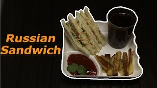 Russian Sandwich Recipe  Quick Recipes  Break Fast  Healthy  Diet [upl. by Wootan]