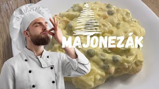 Recept na ZEMIAKOVÝ ŠALÁT s majonézou  tradičný štedrovečerný quotmajonezákquot [upl. by Gnehp919]