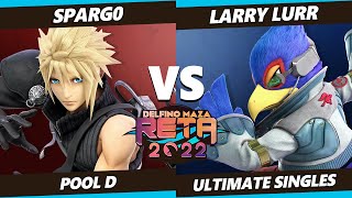 RETA 2022  Larry Lurr Falco Vs Spargo Cloud SSBU Ultimate Tournament [upl. by Seligmann]